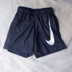 CLOSET CLEAR OUT Nike Dri-Fit Black with White Swoosh Shorts Pockets 3T